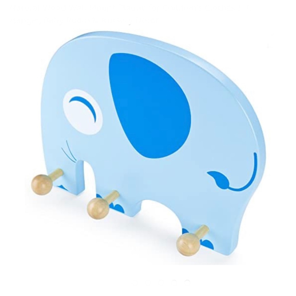 Imagination Generation Wooden Elephant Kids Clothing Rack - Picture 2 of 10